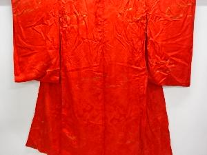 アンティーク　紋錦紗金砂子雲模様長襦袢